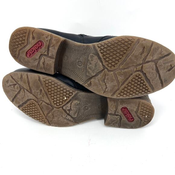 Rieker Womens Ankle Boot Black Euro Size 41 - Picture 6 of 8